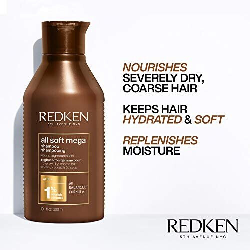 REDKEN Redken All Soft Mega Shampoo For Unisex 10.1 oz Shampoo 2