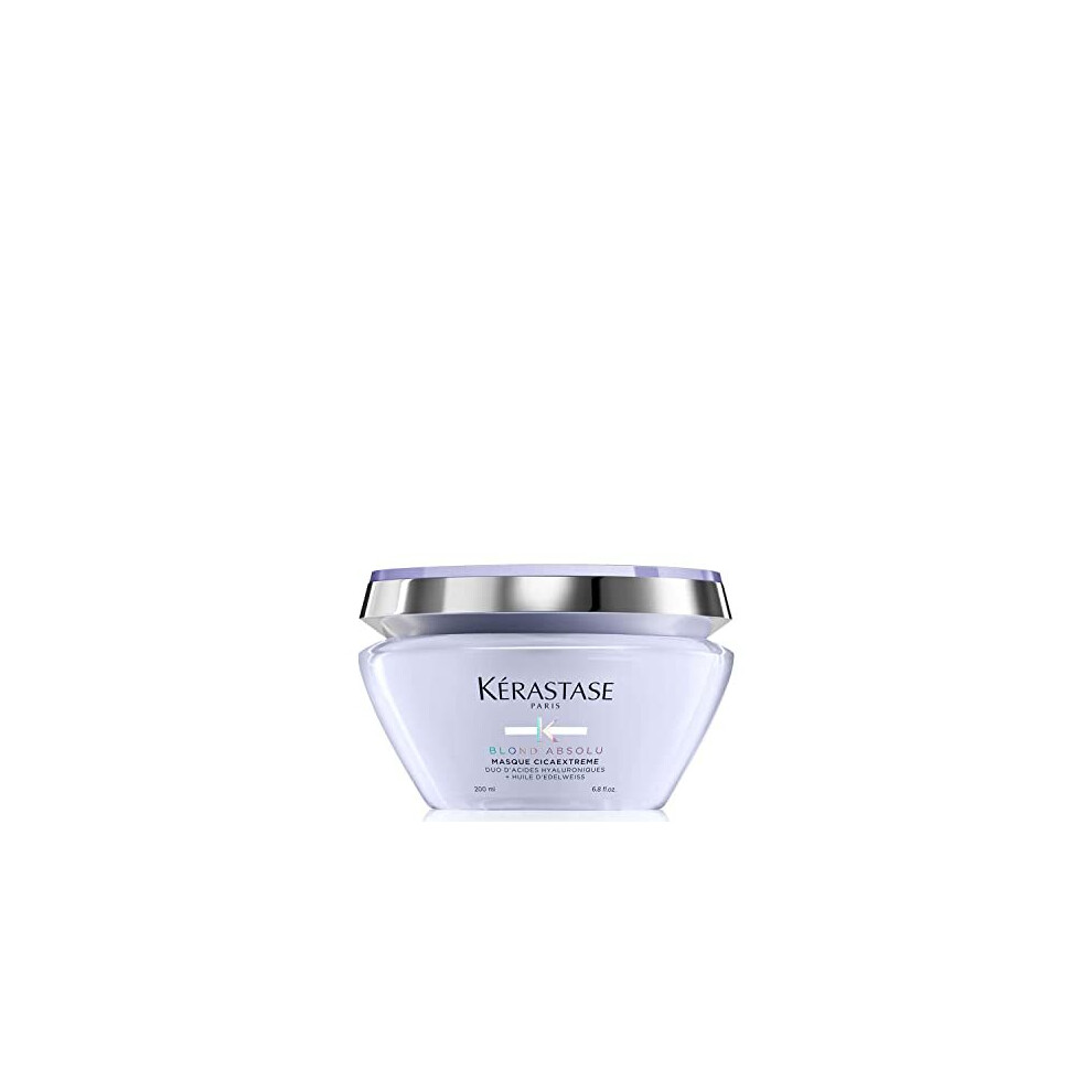 Kérastase Blond Absolu, Intense Conditioning Hair Mask, For Sensitised Lightened or Highlighted Hair, Ideal for Post-Bleaching, With Hyaluronic Acid