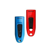 SanDisk Ultra 64GB USB Flash Drive USB 3.0 up to 130MB/s Read - Twin Pack