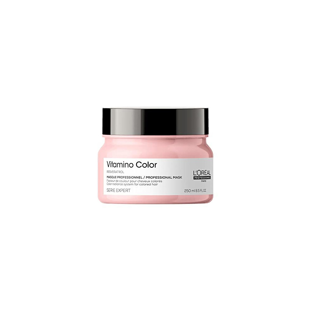 LâOrã©Al Paris L'orã©Al Professionnel | Hair Mask With Resveratrol, For Coloured Hair, Serie Expert Vitamino Colour, 250 Ml