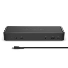 Belkin USB C Docking Station (2 HDMI 2.0 Ports, 2 DisplayPort 1.4, 3 USB C, 5 USB A Ports, and 1 Gigabit Ethernet Port for MacBook Pro 16, 15, 13,