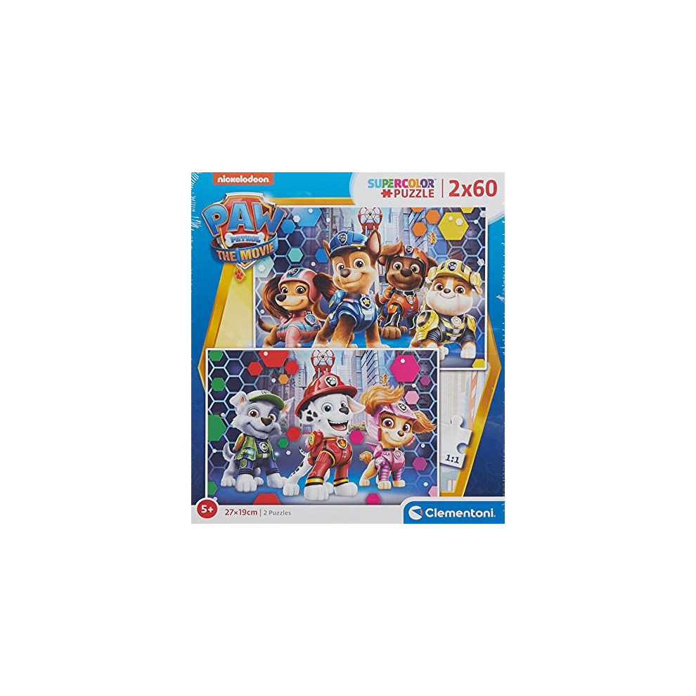 Paw Patrol The Movie Puzzle 2x60