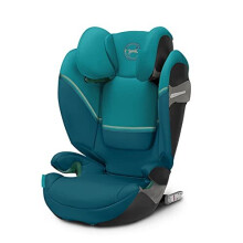 Cybex Gold Solution S2 i-Fix Child's Car Seat, For Cars With and Without ISOFIX, Group 2/3 (15-50 kg), From Approx. 3 to 12 Years, River Blue