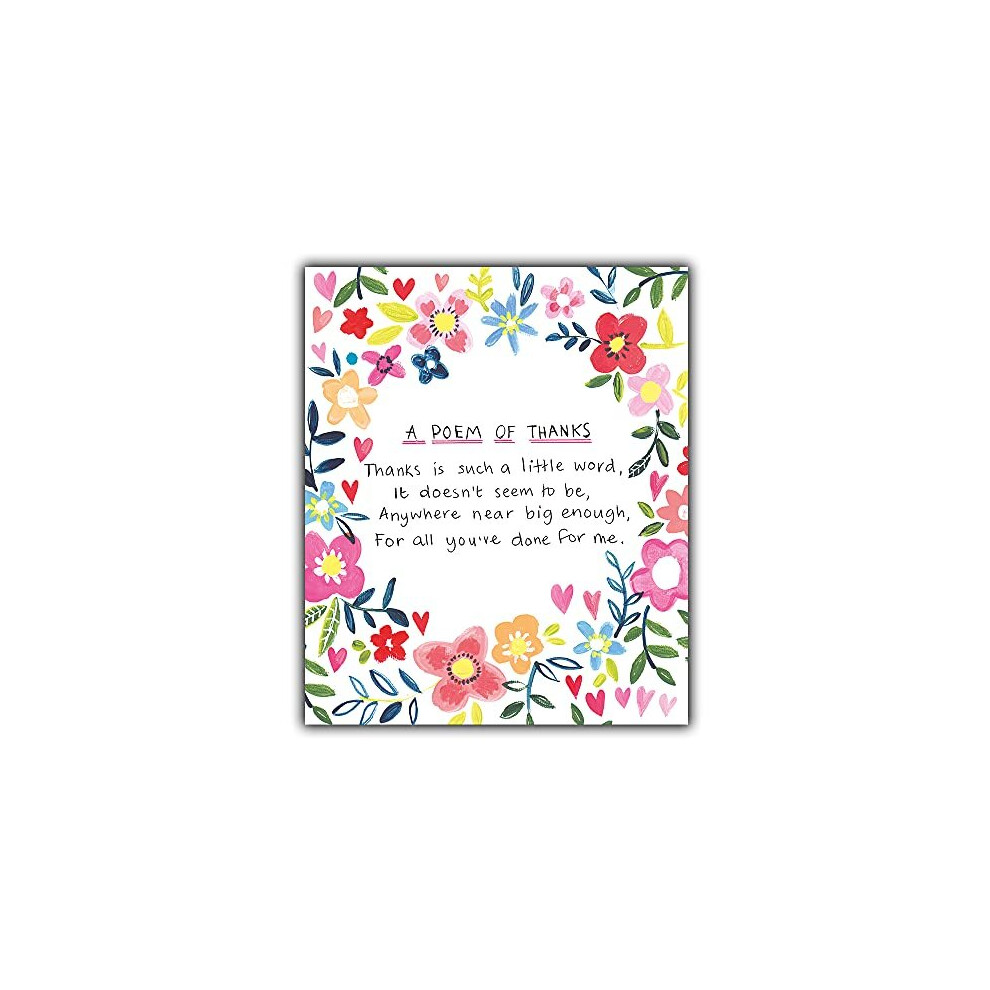 Emotional Rescue Thank You Card, A Poem Of Thanks Card, Thank You Greeting Card, Perfect, Greetings Card, Female Greetings Card, Thank You Cards, Thank You Greetings