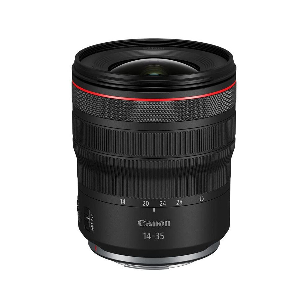 RF 14-35mm F4L IS USM - Compact ultra-wide zoom lens for Canon R system cameras, ideal for landscape and architecture.