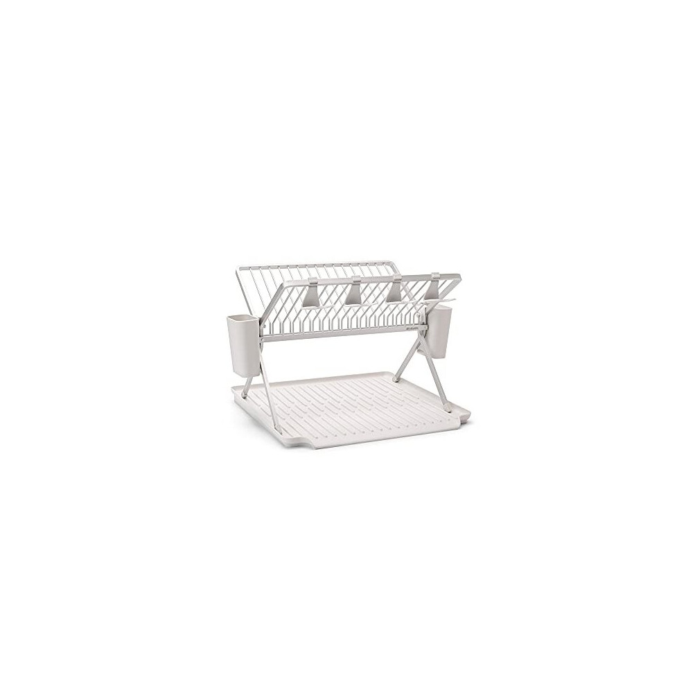 Brabantia Dish Drainer, Aluminium, Light Grey, Large