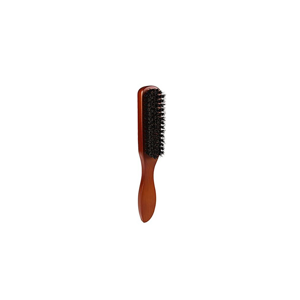 1 Piece Hair Brush Bristle Hair Brush Beech comb with Beech Handle Used for Men with Thin or Thick Hair Styling Beard Brush