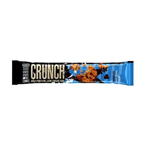 Warrior Choc Chip Cookie Dough - Warrior Crunch - 12 μπάρες 1