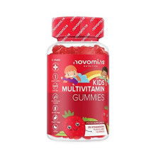 Kids Vitamins - Kids Multivitamin Gummies – 1 Month Supply - Chewable Kids Multivitamin - Vegan - Gluten Free – 13 Essential Childrens Vitamins