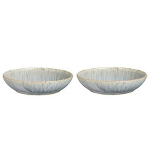 Denby Halo Speckle Pasta Bowl Set of 2, Grey, 199048244