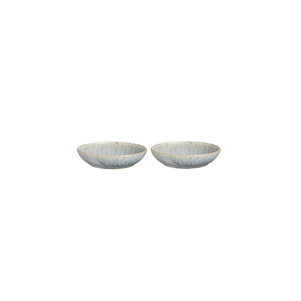 Denby Halo Speckle Pasta Bowl Set of 2, Grey, 199048244