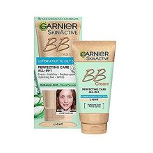 Garnier NEW & IMPROVED Oil-Free All-in-1 BB Cream, SPF25, Shade Light - Hydrating Hyaluronic Acid, Aloe Vera, Evens & Mattifies Skin