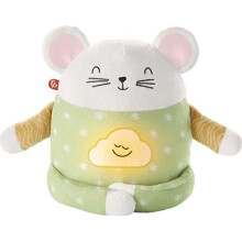 Fisher-Price Toddler Toy Meditation Mouse Mindfulness Plss vezetett relaxcis gyakorlatokkal zenvel s fnyekkel 2 ven felli gyerekeknek