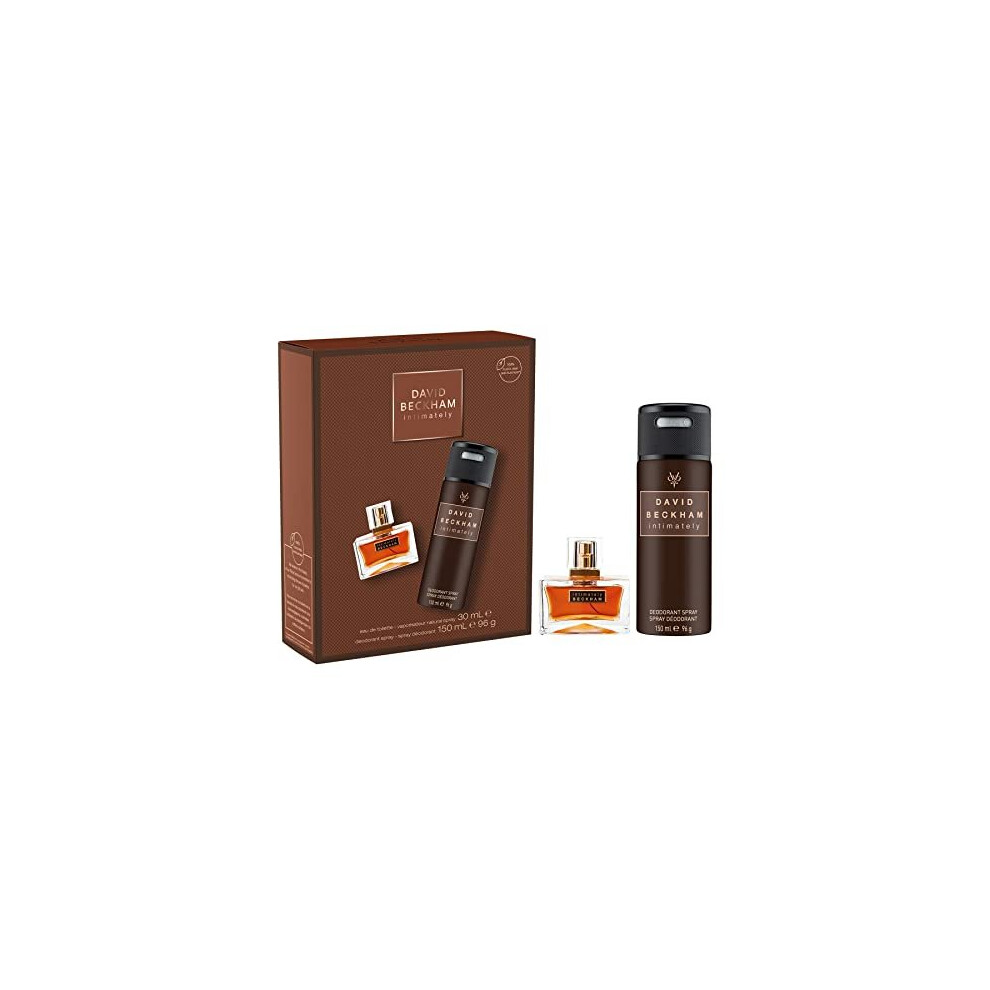 David Beckham Intimately Giftset for Him, 30ml Eau de Toilette & 150ml Deo Spray