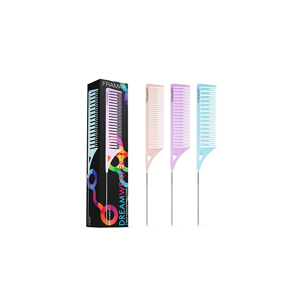 Framar Dream Weaver Highlighting Comb Set, Pastel Not,Specified