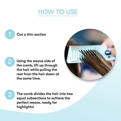 Framar Dream Weaver Highlighting Comb Set, Pastel 2