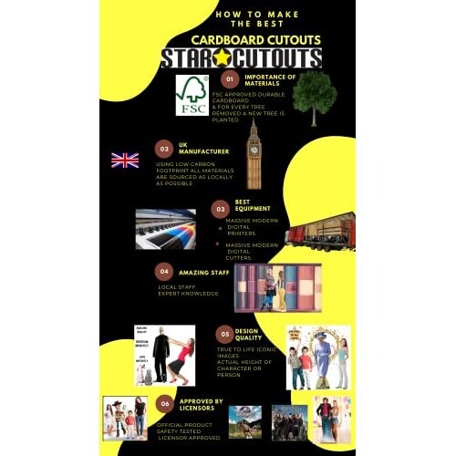 STAR CUTOUTS, Regular, Multicolor CS928 Hasbulla Magomedov Lifesize