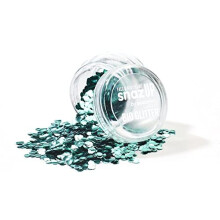 Snazaroo Bio Glitter, Biodegradable Chunky Glitter, Turquoise, for Face, Body and Crafts, 3 g
