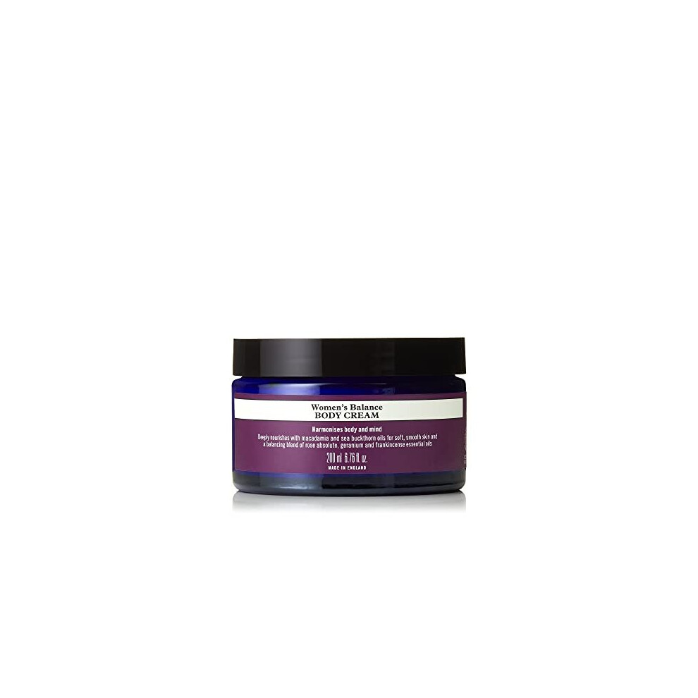 Neal's Yard Remedies | Women's Balance Body Cream | Vegan | Skin Care Gifts for Women | Deeply Nourishing Cream with a Balancing Blend of Essential