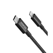 USB C to Lightning Cable, Anker New Nylon USB-C to Lightning Charging Cord for [Apple MFi Certified] for iPhone 11 Pro/X/XS/XR / 8 Plus/AirPods Pro,