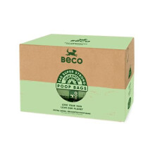 Beco Strong & Large Poop Bags - 540 Bags (36 Rolls of 15) - Unscented - Dispenser Compatible Dog Poo Bags Green, BBG-540