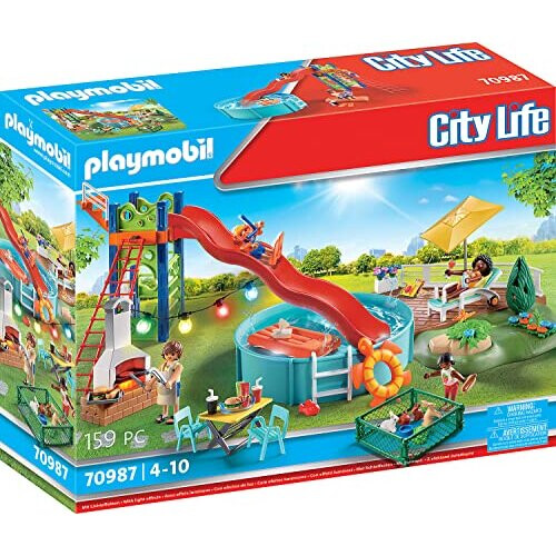 PLAYMOBIL Playmobil Zwembad Feest