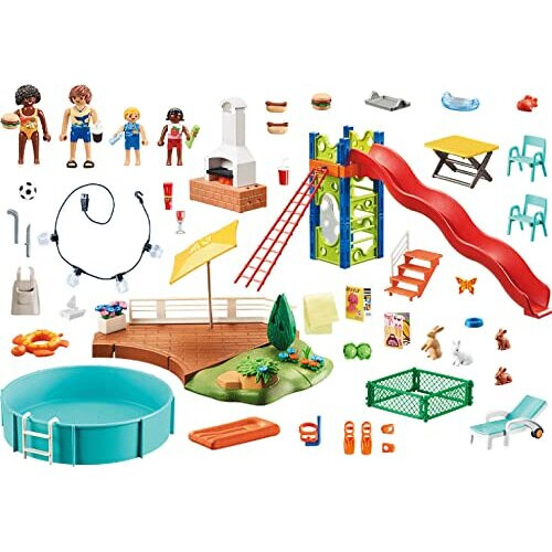 PLAYMOBIL Playmobil Zwembad Feest 2