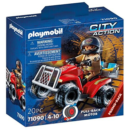 PLAYMOBIL Playmobil Quad Brandweer