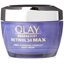 Olay Retinol 24 MAX Night Cream With 40% More Retinol Complex, Advanced Anti-Ageing Eye Cream For Firmer Skin, Reduces Wrinkles, Fine Lines And