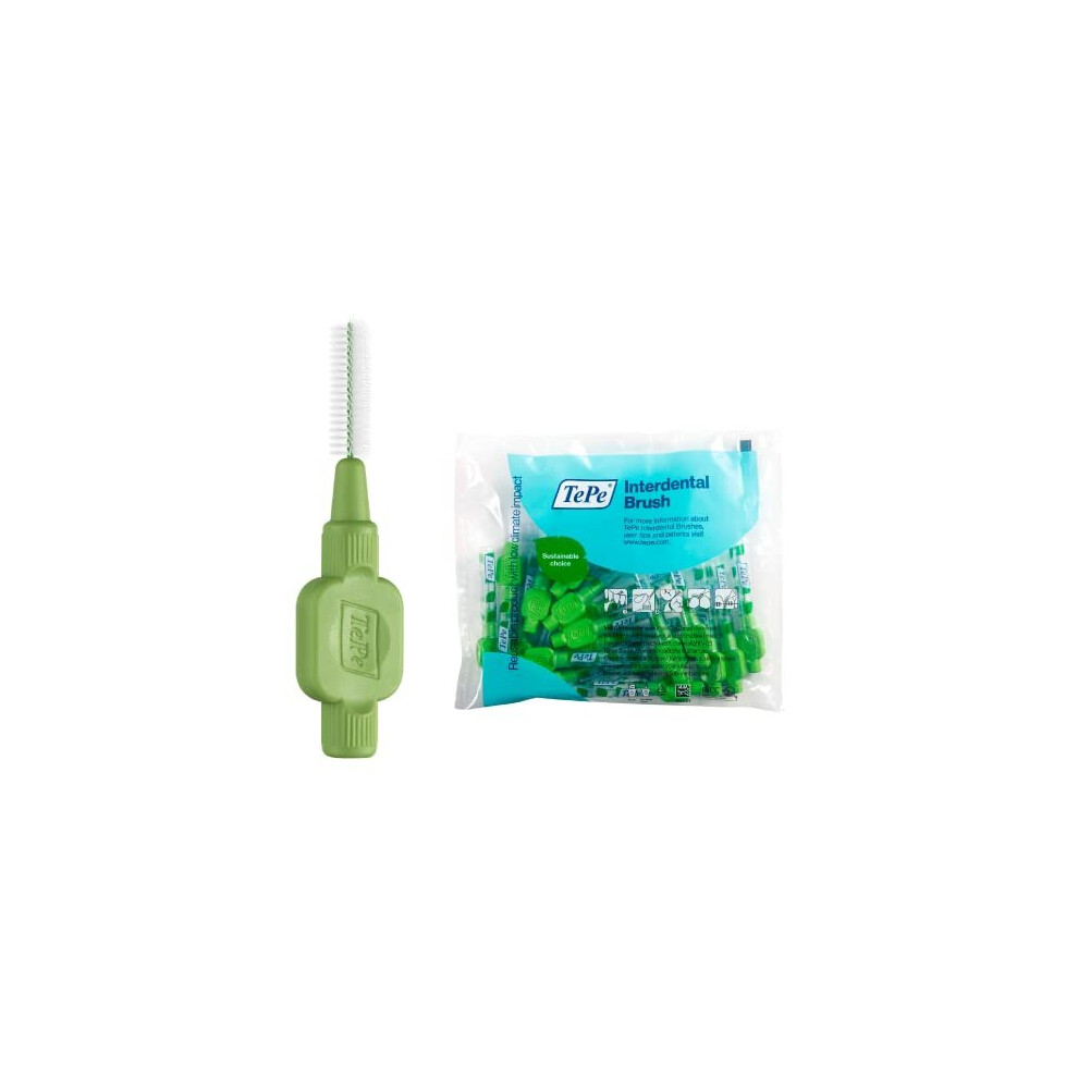 TePe Interdental Brushes Original Green | Size 5 | 0.8mm | 1 Pack of 20 Brushes