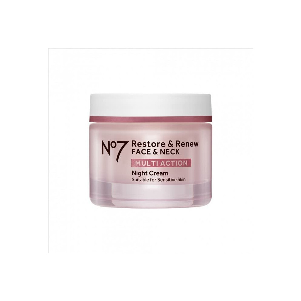 No7 Restore & Renew Face & Neck Multi Action Night Cream 50ml