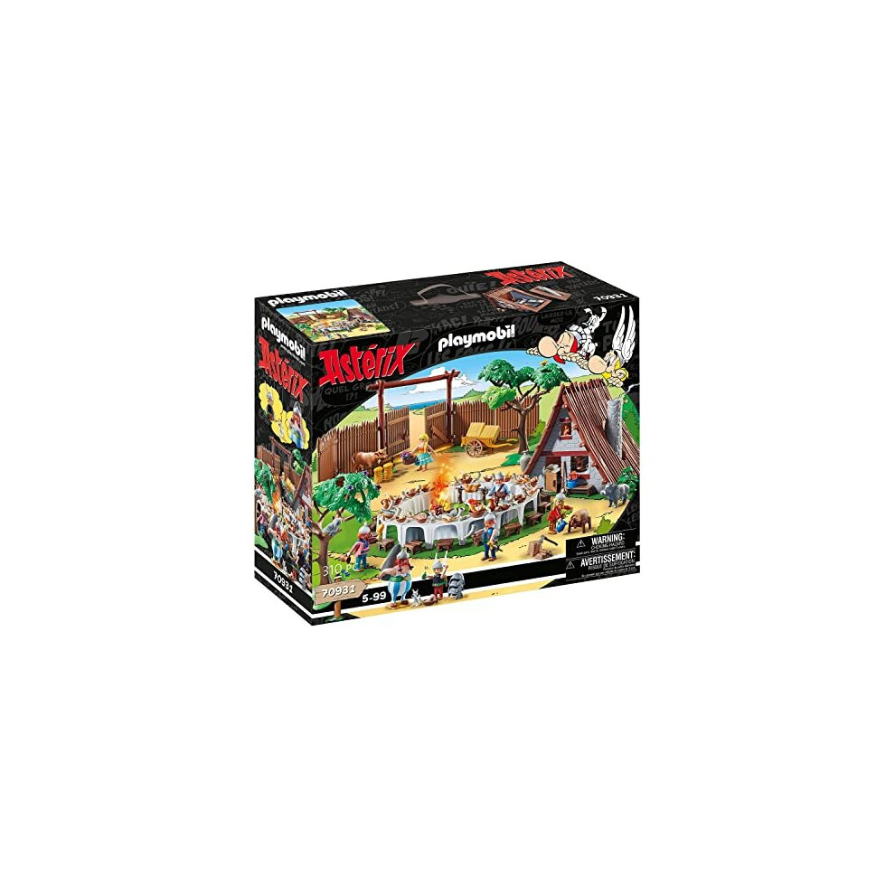 Playmobil Asterix 70931 The Village Banquet, Toy for Children Ages 5+, Multicoloured, One Size