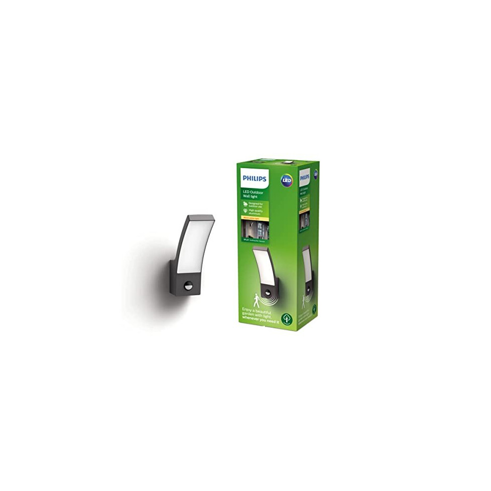 Philips Splay Outdoor Led Wall Light - Anthracite - Image 4