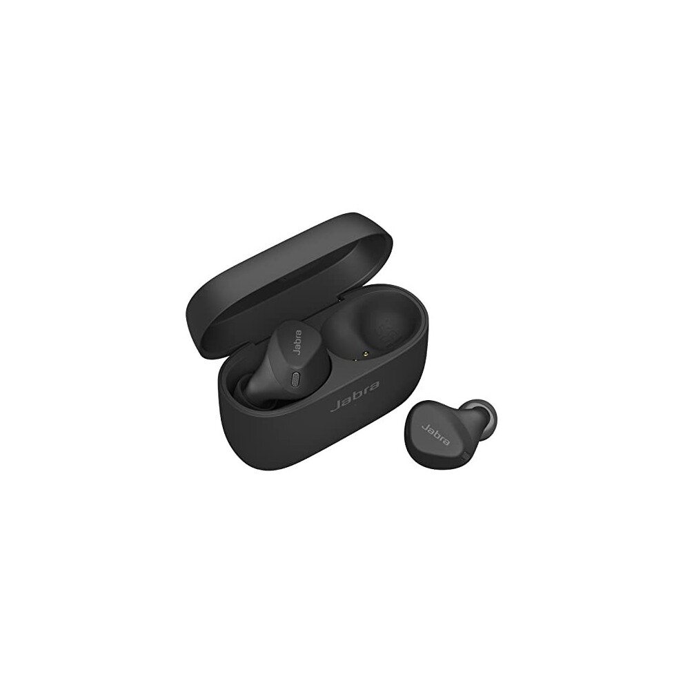 Jabra Elite 4 Active In-Ear Bluetooth Earbuds - True Wireless Ear Buds with Secure Active Fit, 4 built-in Microphones, Active Noise Cancellation and