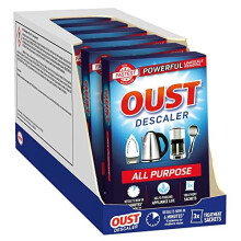 Oust Powerful All Purpose Descaler, Limescale Remover. Ideal for Kettles, Coffee Machines, Irons and Shower Heads, 3 Sachets x 6 (18 Sachets Total)