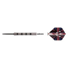 Unicorn Unisex 90% Unicorn Dart Set James Wade Premier 90 70 Tungsten Steel Tip Soft Tip 18g to 24g, Silver/Yellow, 24 g UK