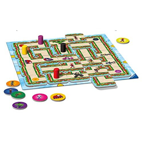 Ravensburger Ravensburger - Gioco Labirinto Junior Spidey e i Suoi Amici | Rompicapo per Bambini 1