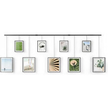 Umbra Exhibit Gallery Frames, Set of 9, 5x7 and 8x10, Black