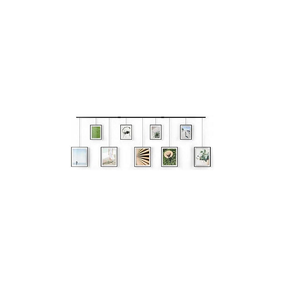 Photos - Photo Frame / Album Umbra Exhibit Gallery Frames, Set of 9, 5x7 and 8x10, Black 