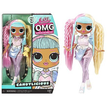 LOL Surprise OMG House of Surprises Fashion Doll Series 2 - CANDYLICIOUS - Includes Accessories and Doll Stand - Collectible - Suitable For Kids From