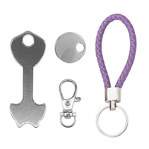 Reusable Supermarket Trolley Release Key In Stainless Steel - Foto 8