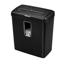 Fellowes Paper Shredder for Home Use - 6 Sheet Cross Cut Paper Shredder for Home and Personal Use - Home Shredder with 15 Litre Bin - Powershred FS-6C