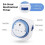 HBN Mechanical Timer Plug Socket, 24 Hour Programmable Energy Saving Compact UK Plug-in Indoor Timer Socket for Lights, Lamp and Home Appliances 2