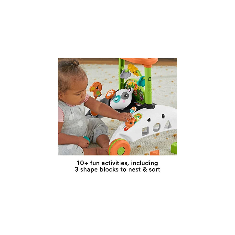 Fisher Price 2 Sided Steady Speed Panda Walker Multilanguage Edition interactive baby toy with Smart Stages learning content Amazon Exclusive on OnBuy