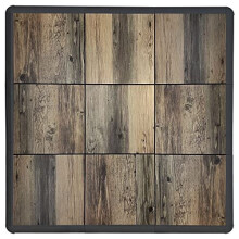 Nicoman Portable Dance Floor Tiles|Tap Dancing, Jazz, Ballet, Irish Dance|Easy to Assemble|9 Tiles (36″x36″) - Oak Wood effect