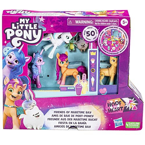My Little Pony My Little Pony: Φίλοι του Maretime Bay, 4 Φιγούρες και Αξεσουάρ, για Παιδιά 5 Ετών και Άνω 1