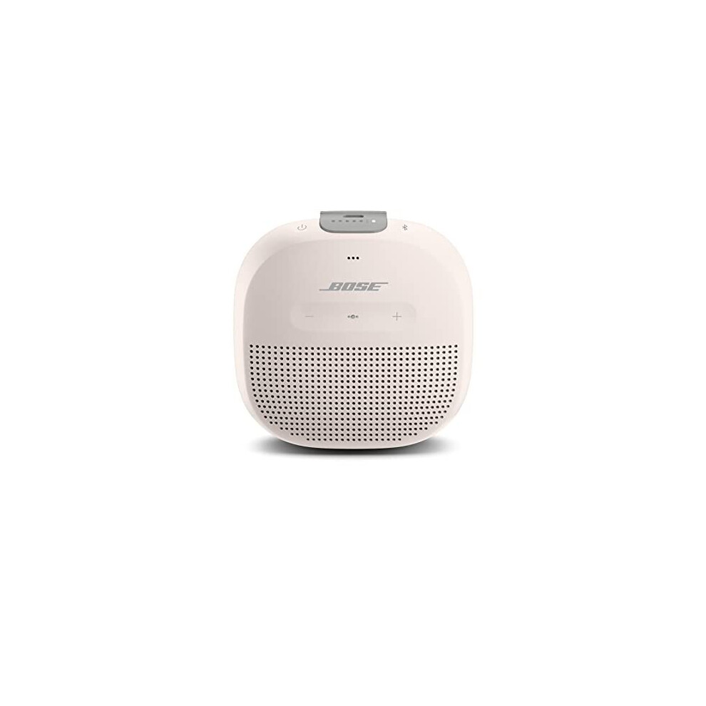 Bose SoundLink Micro Bluetooth Speaker: Small Portable Waterproof Speaker with Microphone, White