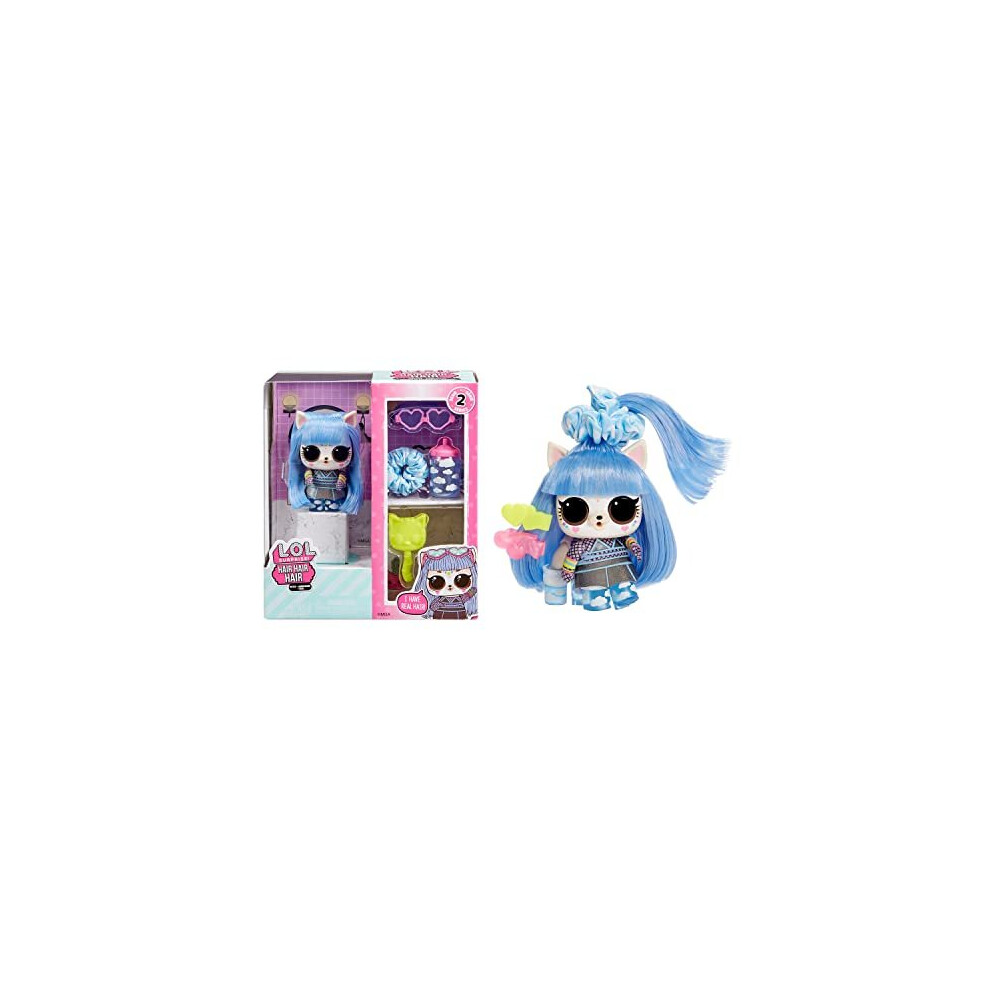 L.o.l. Surprise! Lol Surprise Hair Hair Hair Pets Series 2 - Unbox 10 Surprises Including A Collectible Pet With Real Hair And Accessories - Suitable For Kids And
