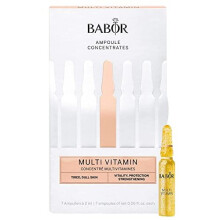 BABOR Multi Vitamin Serum Ampoules for the Face, with Vitamin E to Strengthen the Skin Barrier, 7 x 2 ml Concentrated Ampoules