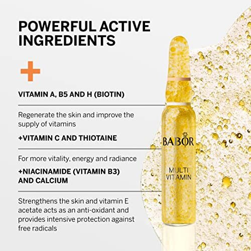 Sérum Viso - BABOR - Multi Vitamine - Vitamina E - Rigenerante - 14 ml 1